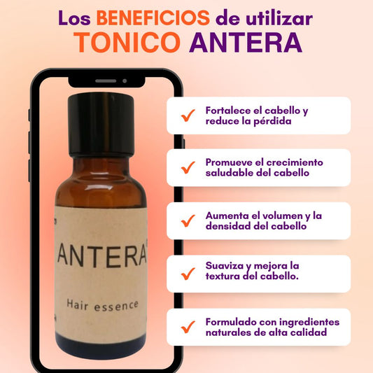 TONICO ANTERA 👉 RECUPERA TU CABELLO EN 30 DIAS O TE DEVOLVEMOS TU DINERO
